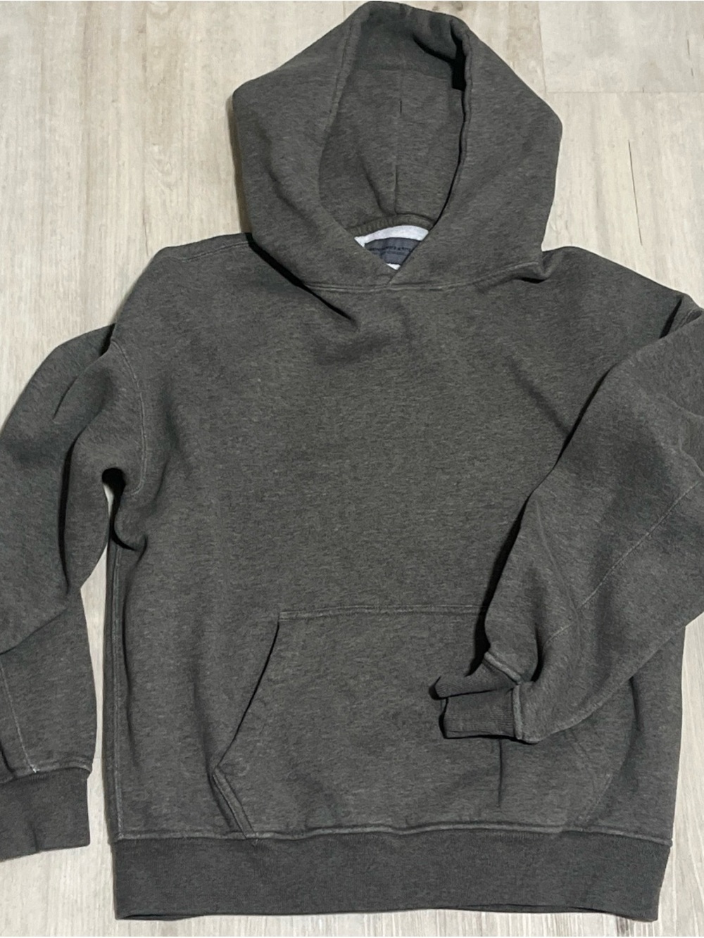 Abercrombie & Fitch Soft Essentials Charcoal/brown Hoodie